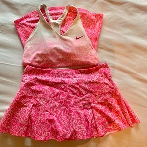 Nike Tennis skirt and top
